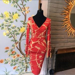 Marciano Ruched Bodycon Dress